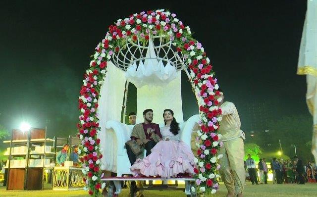 indian bride groom entry theme lakshadweep